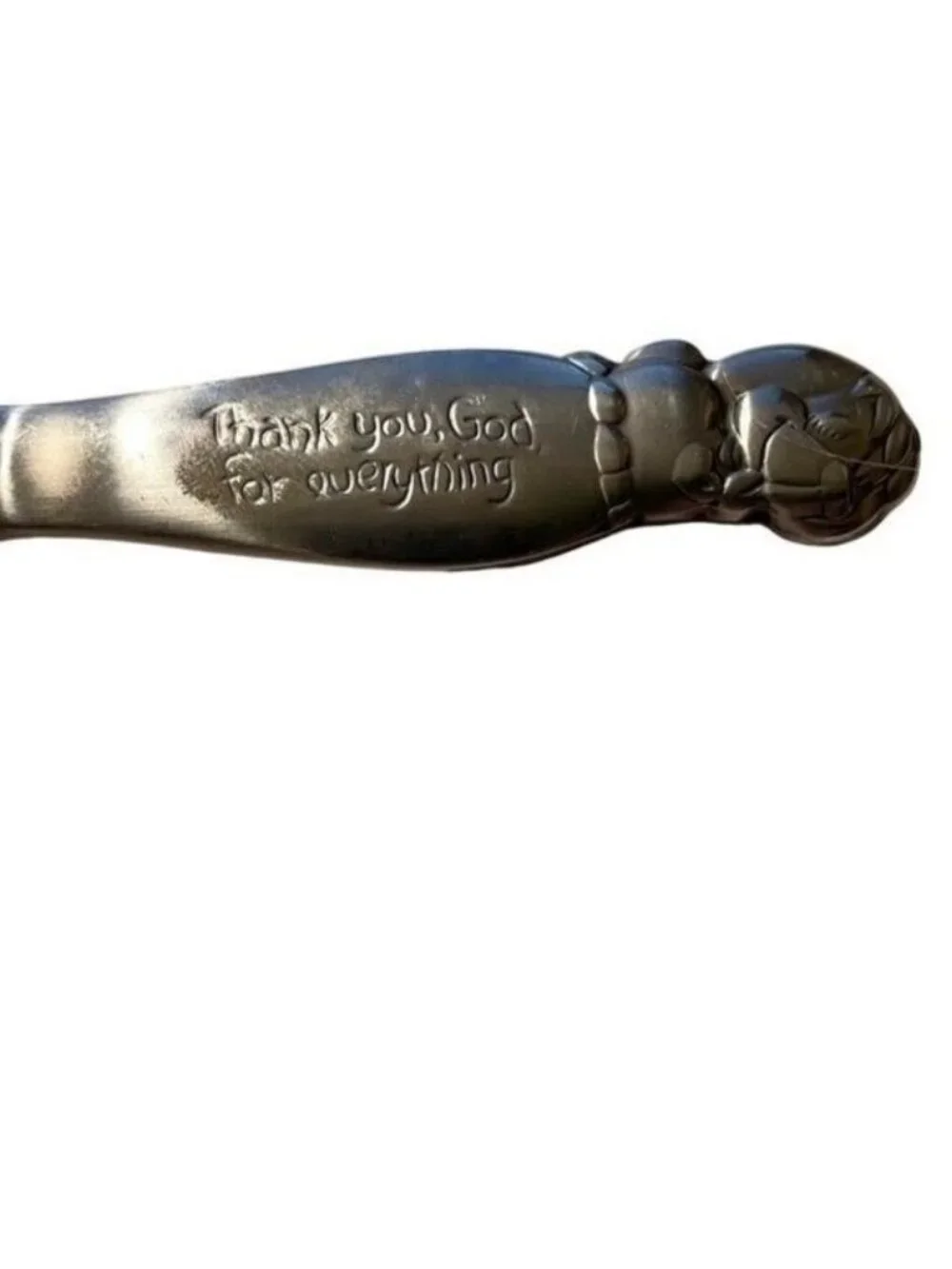 Vintage 1983 Precious Moments Jonathan & David Childrens Knife Enesco Thank You